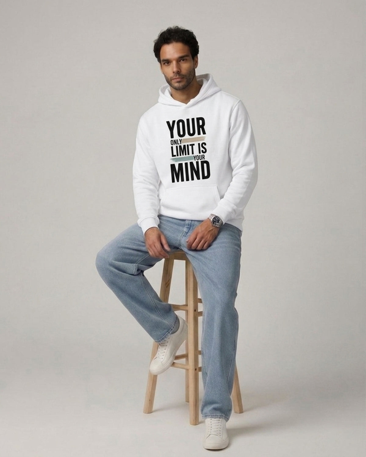 Your Only Limit Is Your Mind Hoodie for Motivated Street Style