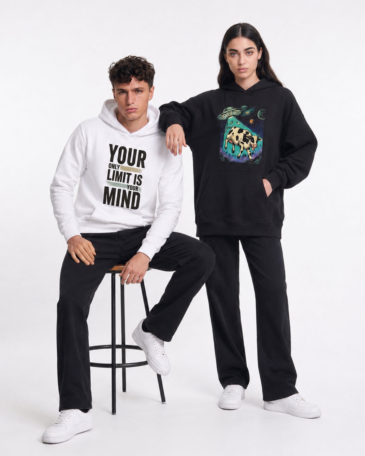 The Visionary Streetwear Bundle: Cosmic Cow & Limitless Mind